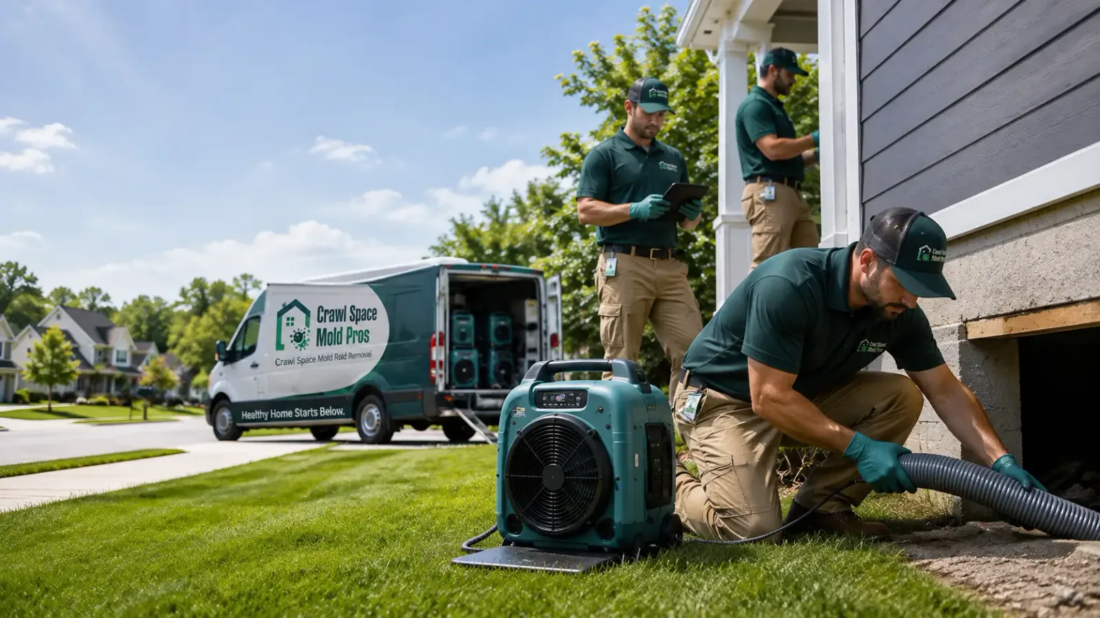 Crawl Space Mold Removal in Virginia, IL